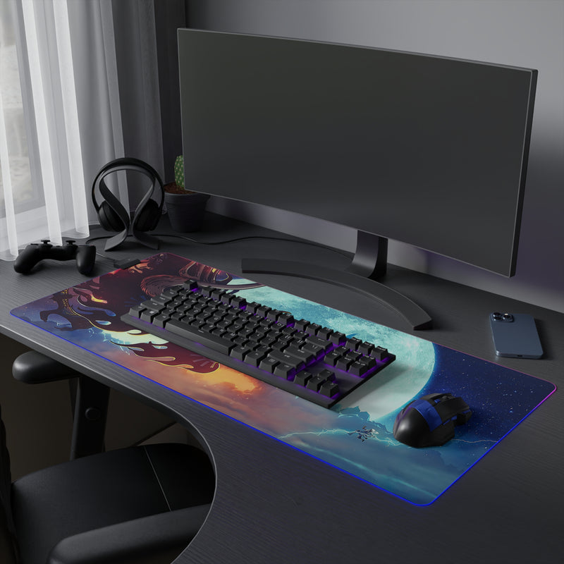 gear 5 dragon LED Gaming Mouse Pad