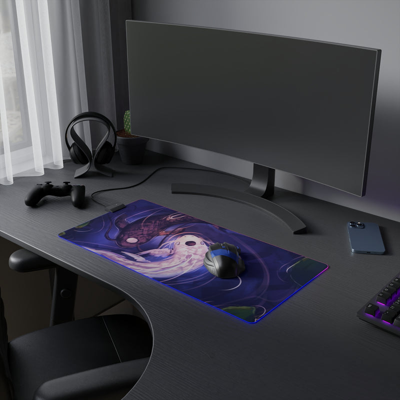 yin and yang LED Mouse Pad