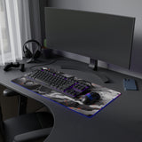 flame hunter Led Mouse Pad