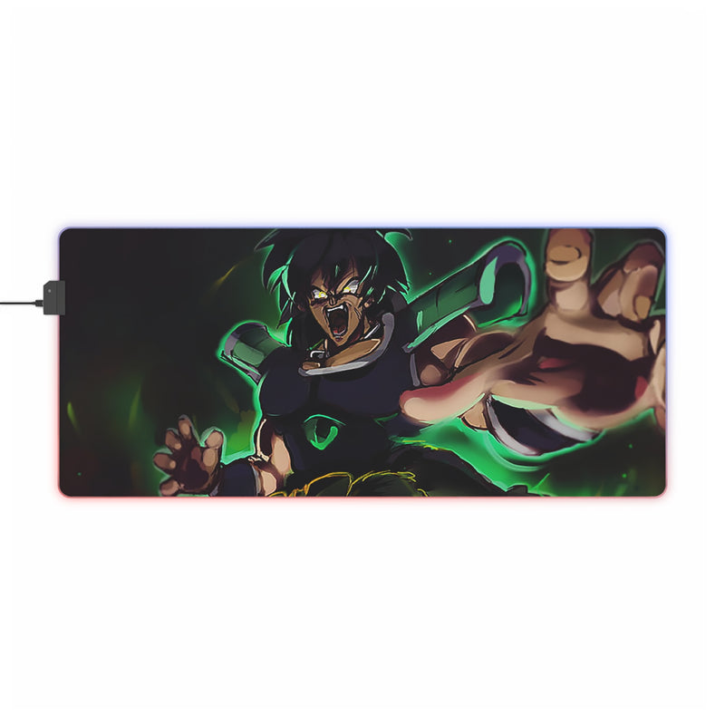 green monkey LED Mouse Pad