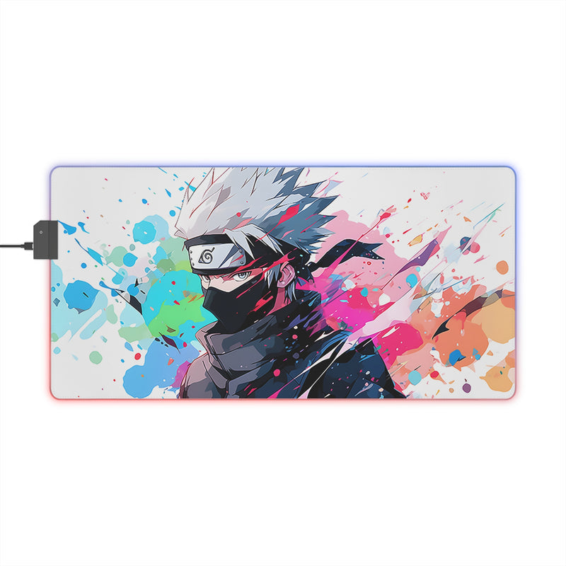 white wolf LED Mouse Pad