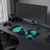 white wolf LED Mouse Pad