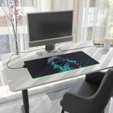 white wolf LED Mouse Pad