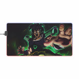 green monkey LED Mouse Pad