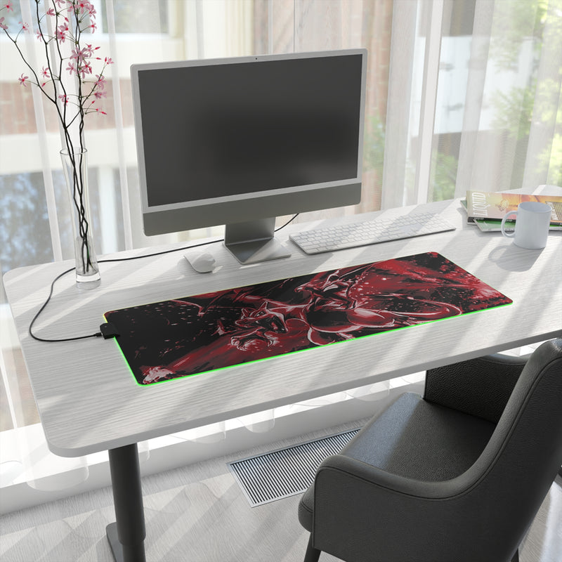 fire dragon LED Mouse Pad