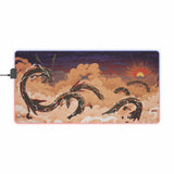 sky dragon LED Mouse Pad