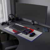 white wolf LED Mouse Pad