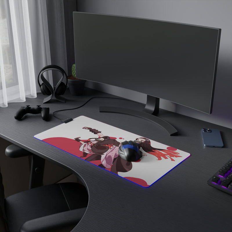 demon queen LED Mouse Pad