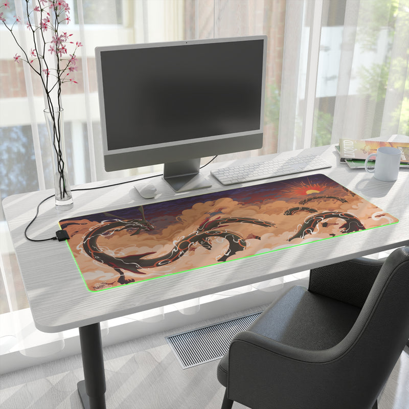 sky dragon LED Mouse Pad