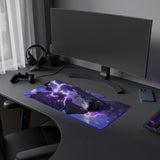 white wolf LED Mouse Pad