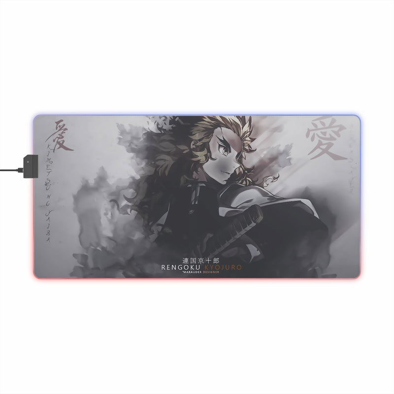 flame hunter LED Mouse Pad