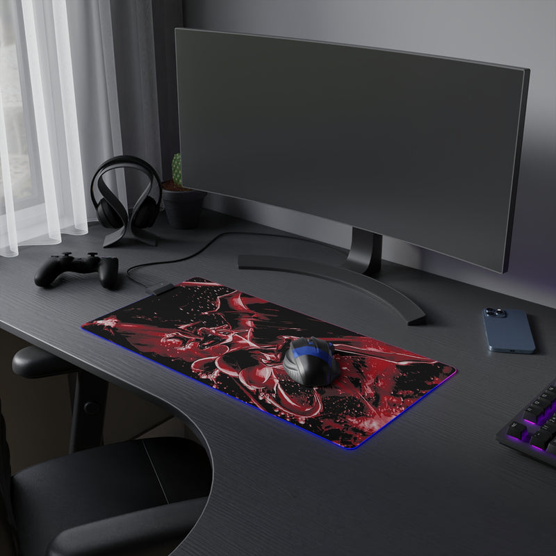 fire dragon LED Mouse Pad