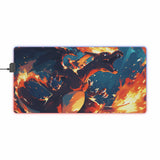 fire dragon LED Mouse Pad