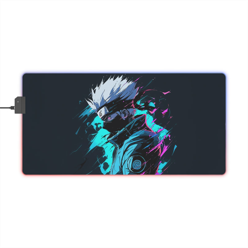 white wolf LED Mouse Pad