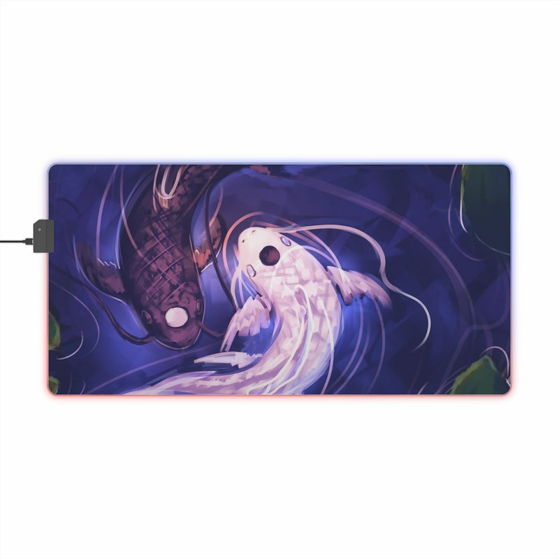 yin and yang LED Mouse Pad