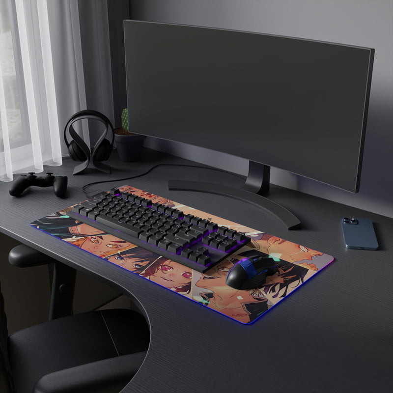 the evil hunters LED Mouse Pad