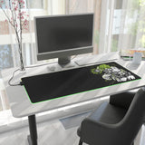 green monkey LED Mouse Pad