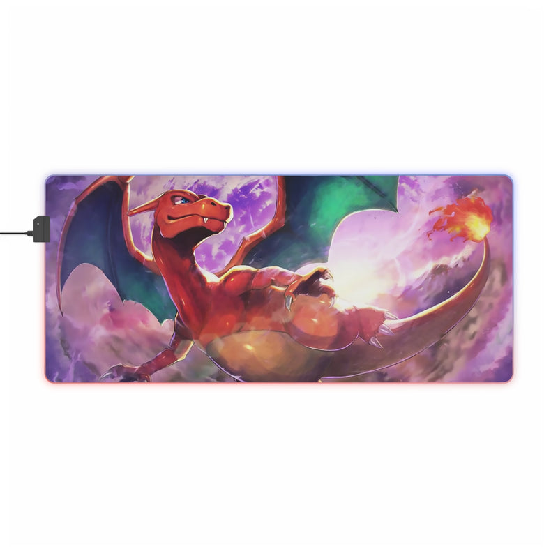 fire dragon LED Mouse Pad