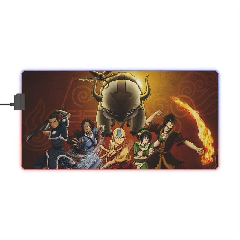 elemential benders LED Mouse Pad