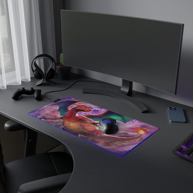 fire dragon LED Mouse Pad