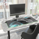 WHITE WOLF LED Mouse Pad