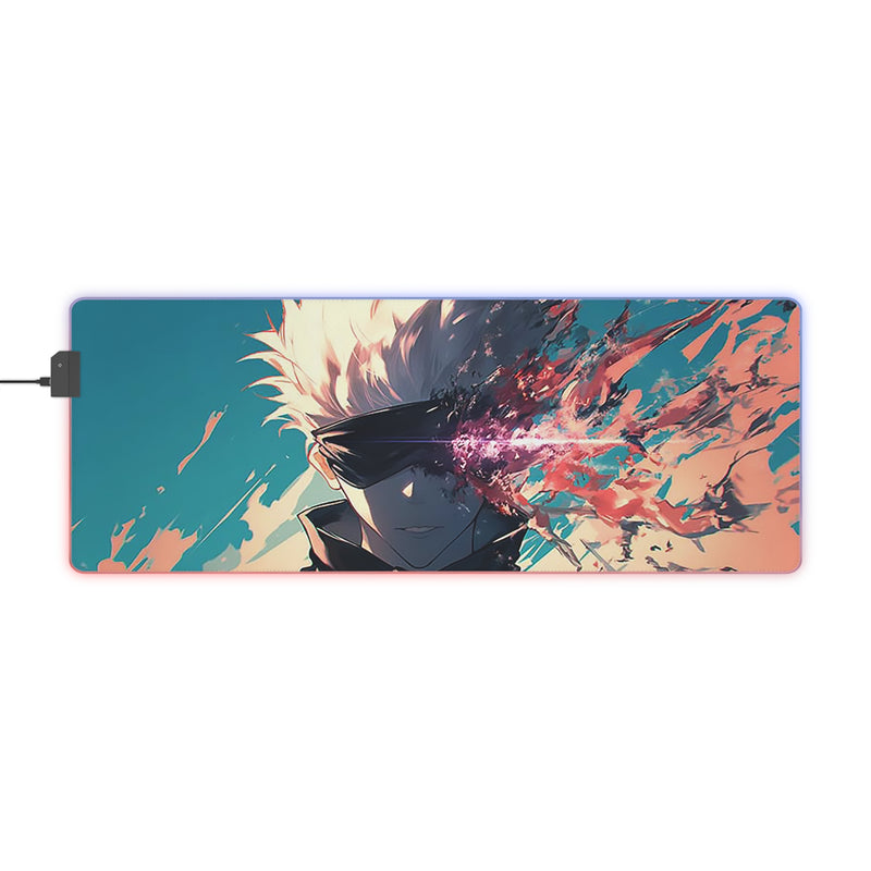 blue eyes LED Mouse Pad