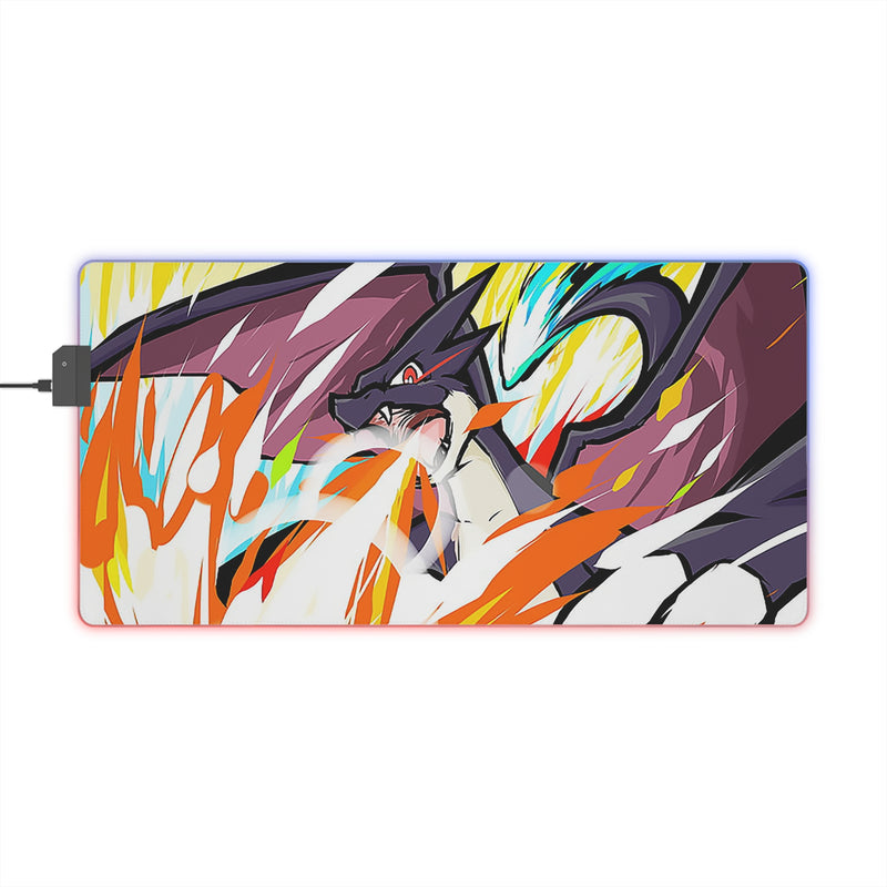 fire dragon LED Mouse Pad