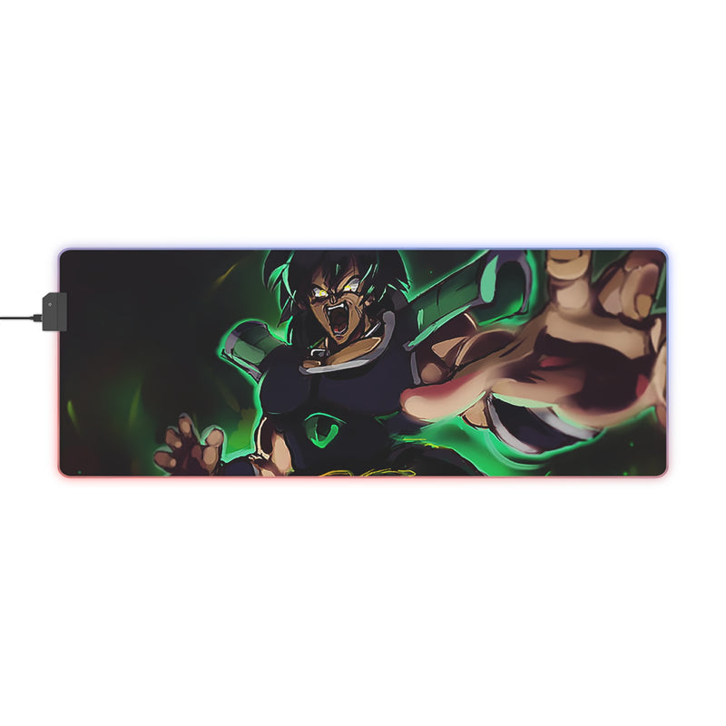 green monkey LED Mouse Pad