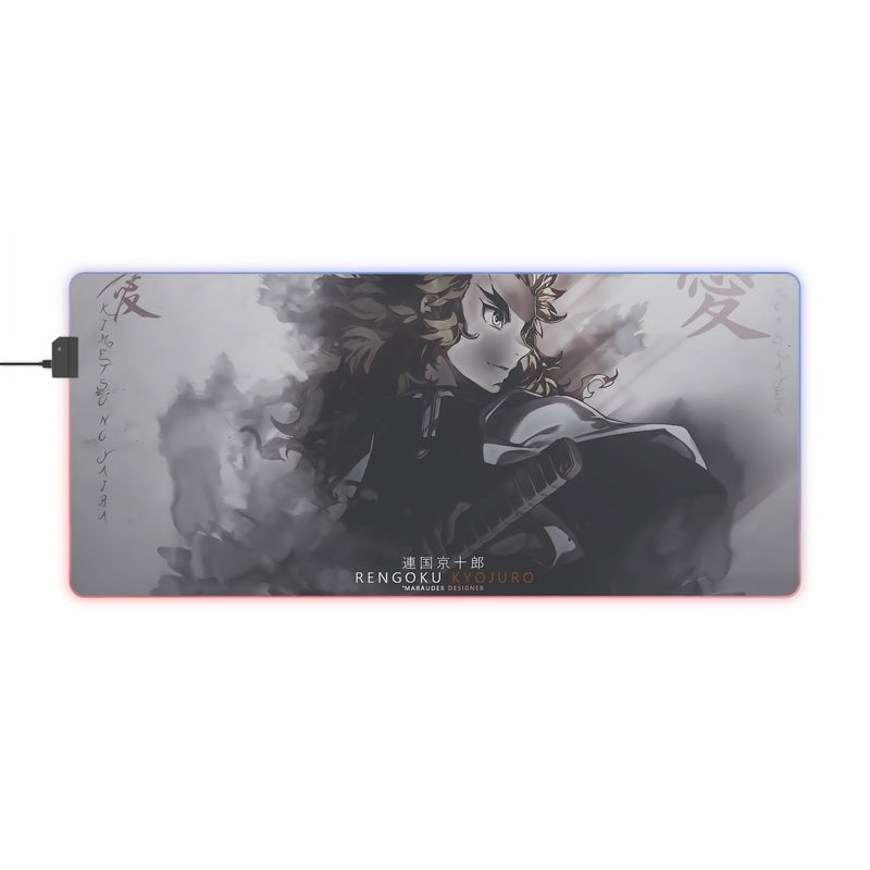 flame hunter LED Mouse Pad