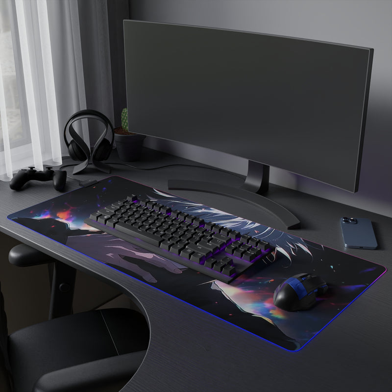 blue eyes LED Mouse Pad