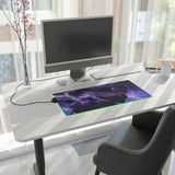 white wolf LED Mouse Pad