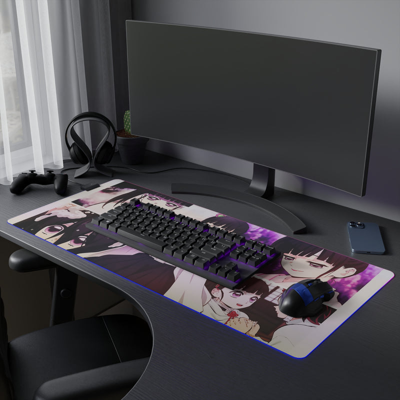 flower hunter LED Mouse Pad