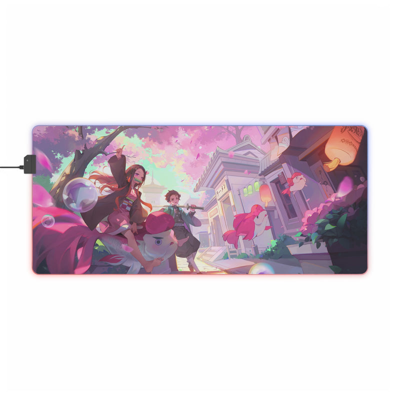 evil hunters LED Mouse Pad