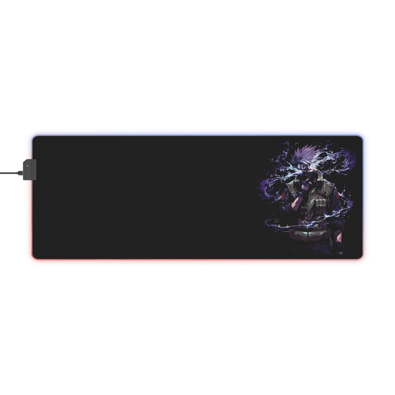 WHITE WOLF LED Mouse Pad